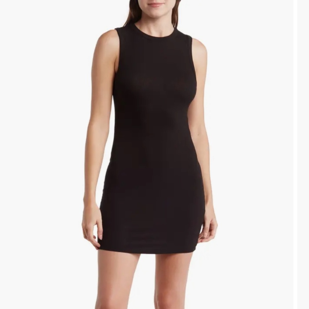 Naked Wardrobe Mini Black Dress